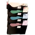 Officemate International Officemate Four Pocket Starter Filing System Black 21724